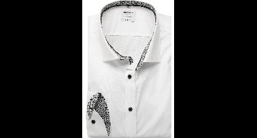 OLYMP Level Five Body Fit Overhemd wit, Effen