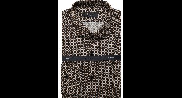 OLYMP SIGNATURE Tailored Fit Overhemd nachtblauw, Bloemen