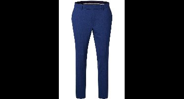 Pierre Cardin Regular Fit wollen broek blauw, Effen