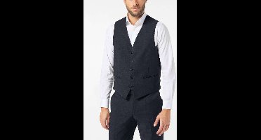 Pierre Cardin Modern Fit Vest marine, Effen