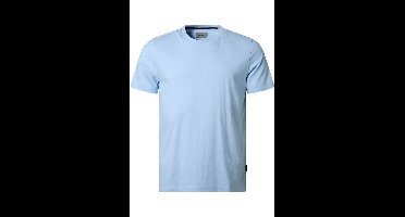 Pierre Cardin Modern Fit T-Shirt ronde hals blauw, Effen