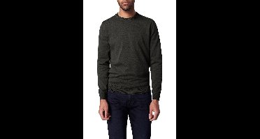 Pierre Cardin Modern Fit Trui ronde halsgroen, Effen