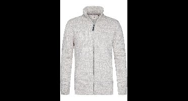 Petrol Industries Regular Fit Cardigan Antiek Wit, Melange