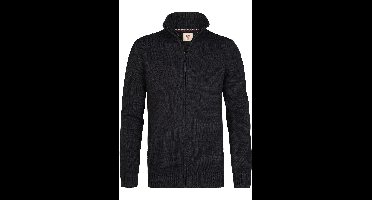 Petrol Industries Regular Fit Cardigan Diepzwart, Faux-uni