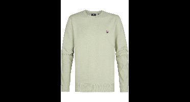 Petrol Industries Regular Fit Sweatshirt ronde halsWoestijn salie, Effen