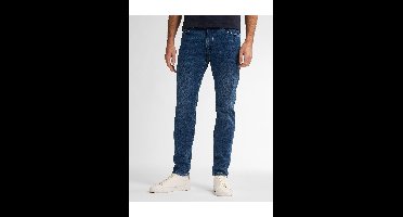 Petrol Industries Seaham Slim Fit Jeans Medium Blauw, Effen