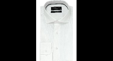 Michaelis Slim Fit Overhemd wit, Effen