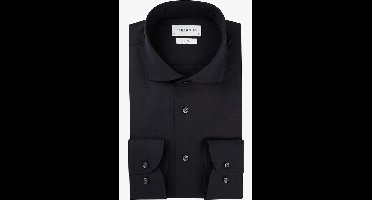 Profuomo Originale Slim Fit Overhemd zwart, Effen