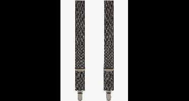 Profuomo Bretels grijs, Effen