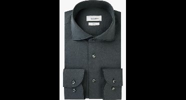 Profuomo Jersey shirt groen, Effen