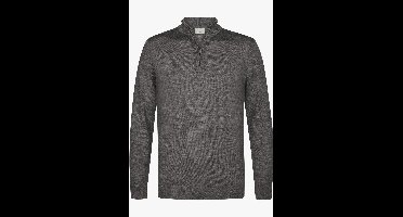 Profuomo Trui ritssluitinggrijs, Effen