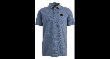 PME Legend Regular Fit Polo shirt Korte mouw blauw