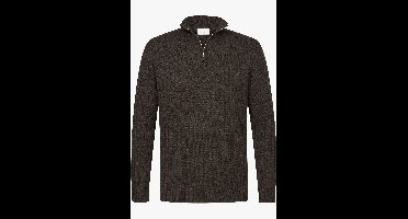 Profuomo Trui ritssluitingbruin, Effen