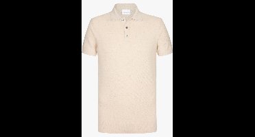 Profuomo Polo shirt Korte mouw ecru