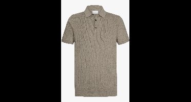 Profuomo Polo shirt Korte mouw beige