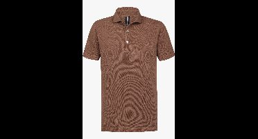 Profuomo Polo shirt Korte mouw bruin