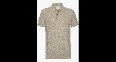 Profuomo Polo shirt Korte mouw beige