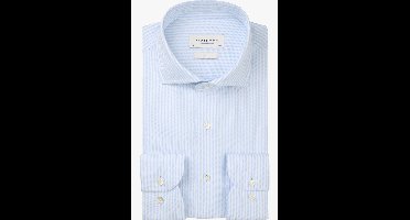 Profuomo Overhemd blauw, Gestreept