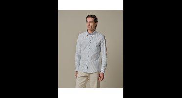 Profuomo Relaxed Fit Overhemd blauw, Gestreept