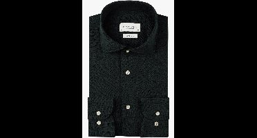 Profuomo Regular Fit Linnen Overhemd marine, Effen