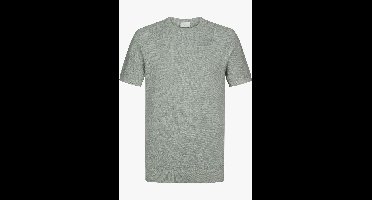 Profuomo Regular Fit T-Shirt ronde hals grijs, Effen