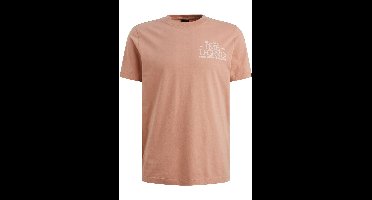 PME Legend T-Shirt ronde hals lichtrood, Bedrukt