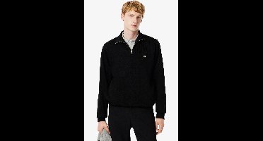 Lacoste Sweatshirt ritssluitingzwart, Effen
