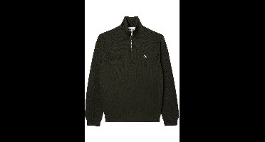 Lacoste Sweatshirt ritssluitingzwart, Effen