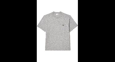 Lacoste T-Shirt ronde hals grijs, Effen