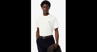 Lacoste T-Shirt ronde hals wit, Effen