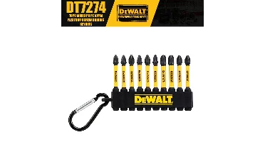DT7274 voor DEWALT Schroefbitset 10PC 57mm Gemengd PH PZ Extreme Impact CNC Torsiezone Geoptimaliseerde Tip Geometrie Vo