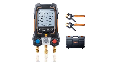 VoorTesto 550s Digitale Manifold Meter HVAC Koeling Druk 60 Bar Vacuüm 20000 Micrometer Temperatuur Bluetooth Draadloos