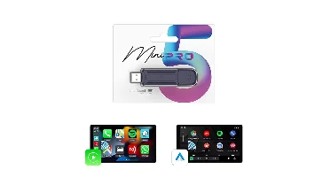 MINI SE PRO Draadloze Adapter Slimme CarPlay Android Auto USB Dongle Dual Band WiFi Bluetooth Auto Verbinding OTA Upgrad