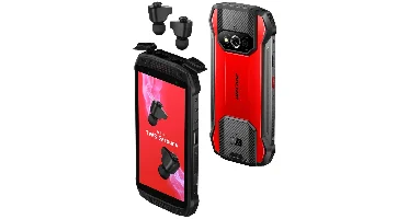 Ulefone Armor 15 Ingebouwde TWS-oordopjes Helio G35 6GB 128GB 5,45 inch 60Hz Dubbele Speakers NFC 6600mAh Android 12 IP6