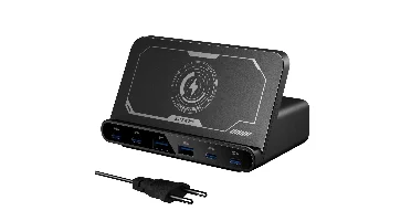 BlitzWolf® BW-S27 160W 6-Port USB PD Desktop Snellader 2USB-A+4USB-C PD3.0 QC4.0 AFC FCP SCP PPS PE met 15W 10W 7.5W 5W