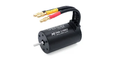 SURPASS HOBBY M3650 M3660 3,175 mm as 4,0 mm vergulde connectors volledig zwarte waterdichte borstelloze motor voor 1/10