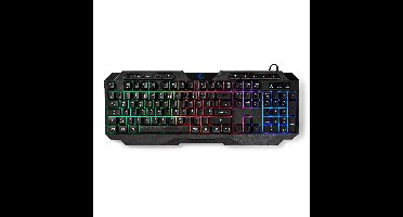 Bedraad Gaming Toetsenbord | USB Type-A | Membrane Toetsen | LED | QWERTZ | Duits | Lengte stroomkabel: 1.30 m | Multimedia