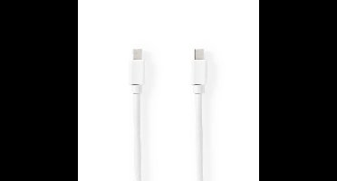 Mini-DisplayPort - Mini-DisplayPort-Kabel | Mini-DisplayPort Male - Mini-DisplayPort Male | 2,0 m | Wit