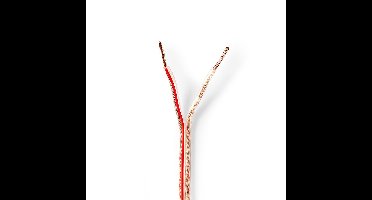 Speaker-Kabel | 2x 1,50 mm2 | 100 m | Op Rol | Transparant