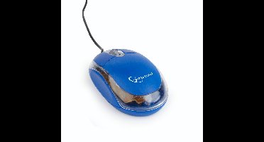 Optische muis USB blauw