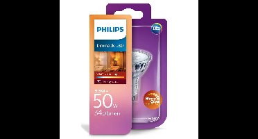 LED lamp | warm wit | dimbaar | GU10 | 5 watt | 240V | rond | glas