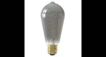 LED lamp | smoke grijs | dimbaar | E27 | 136 lumen | 240V