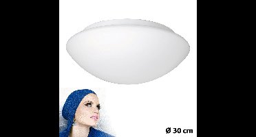 Witte glazen plafondlamp NeutralØ 30 cm - 6057.00