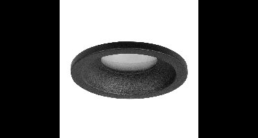 Ronde badkamer inbouwspot IP44 | zwart