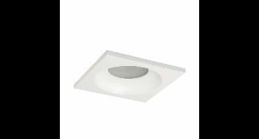 Vierkante badkamer inbouwspot IP44 | wit