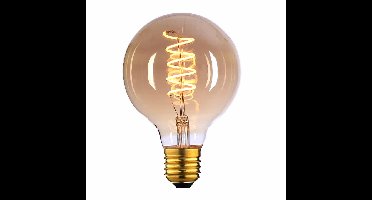 E27 95 mm globe LED 6W goud 3-standen 260 lumen