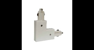 Koppelstuk voor spanningsrail wit rechts