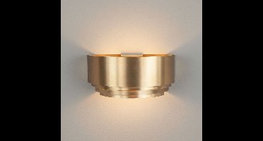 Wandlamp Elena Messing– Tijdloze wandlamp met warme gloed en luxe uitstraling