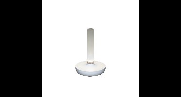 Biarritz tafellamp | 1 lichts | wit | 20,5 cm | accu / batterij | oplaadbaar | USB