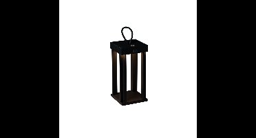 Tuinlantaarn | 42 cm | cannes | LED | zwart | aluminium | modern